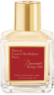 baccarat rouge 540 scented body oil