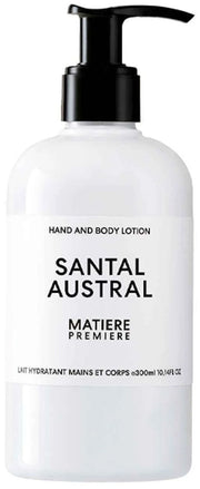 santal austral hand and body lotion