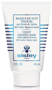 masque de nuit velours aux fleurs de safran