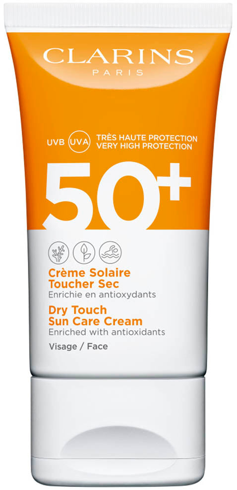 crème toucher sec solaire spf 50+