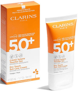 crème toucher sec solaire spf 50+