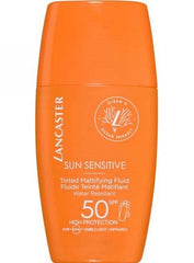 sun sens tinted matt fluid