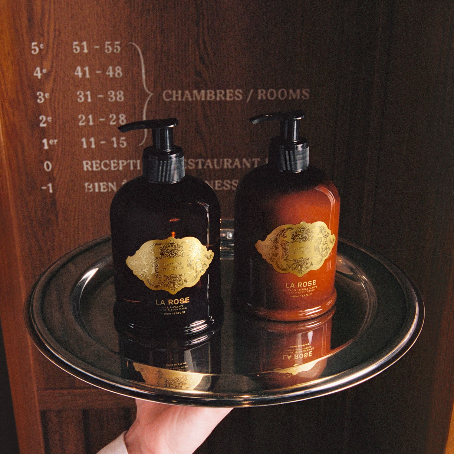 la rose hand and body wash