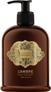 l'ambre hand and body lotion