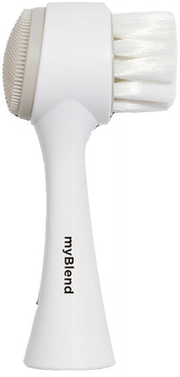 dual-action cleansing brush