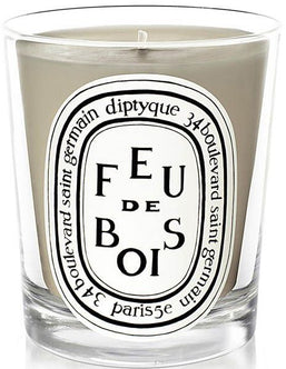 feu de bois bougie petit modèle