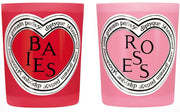 duo candele san valentino baies e roses