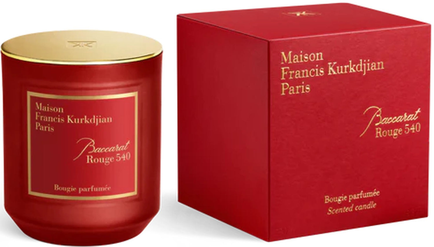 baccarat rouge 540 bougie parfumee scented candle