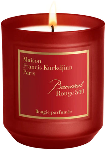 baccarat rouge 540 bougie parfumee scented candle