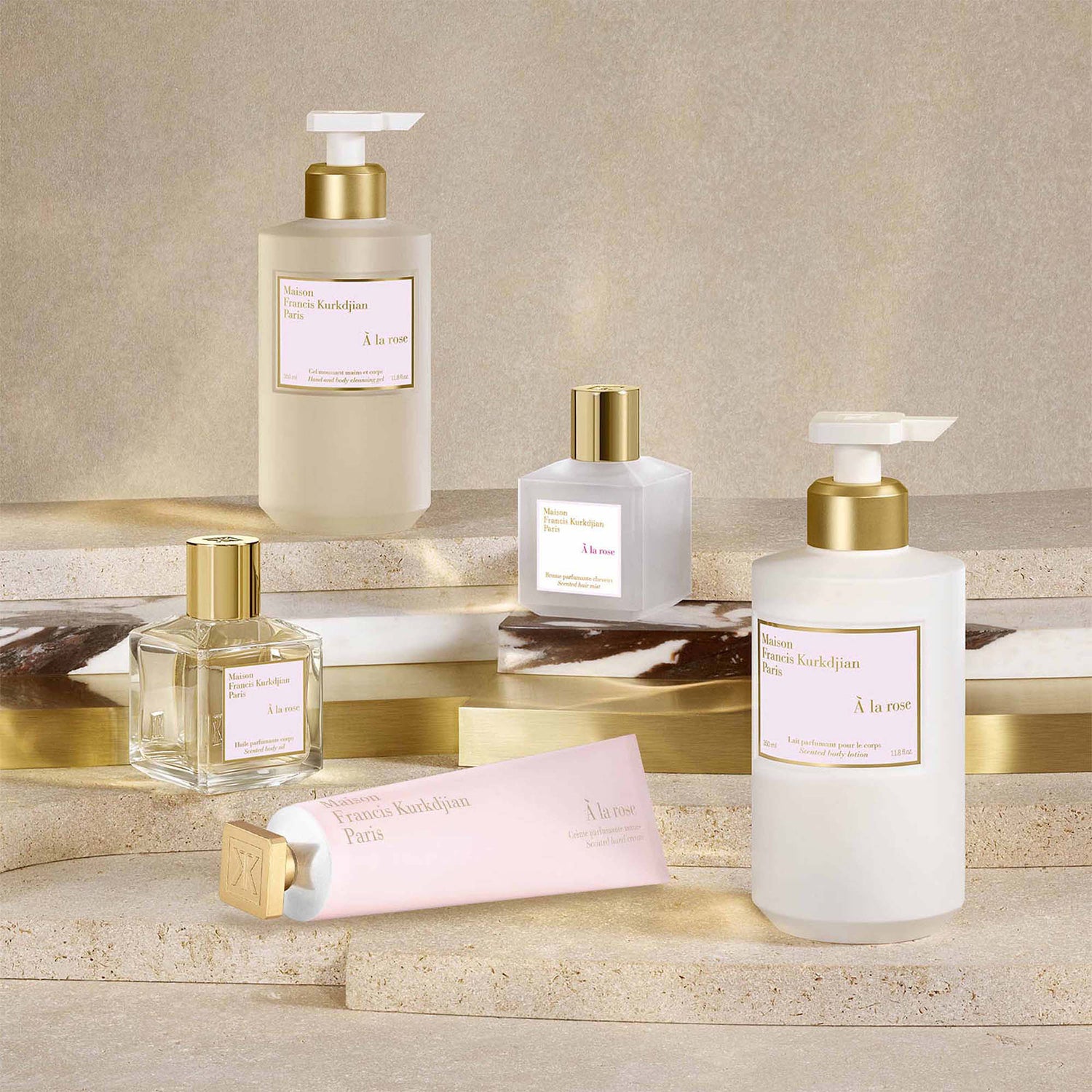 à la rose scented hand cream