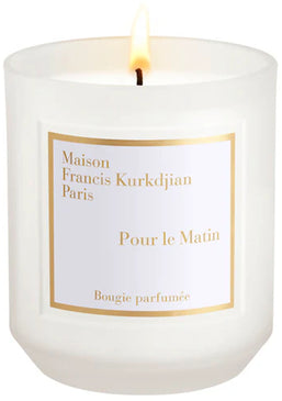 pour le matin bougie parfumee scented candle