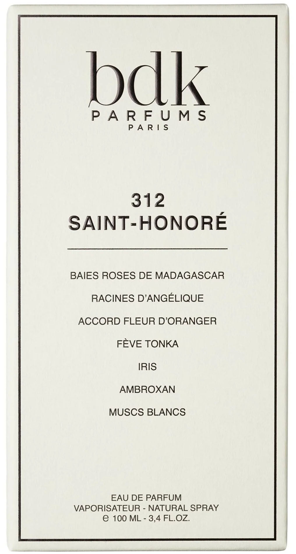 312 Saint-Honoré Eau de Parfum
