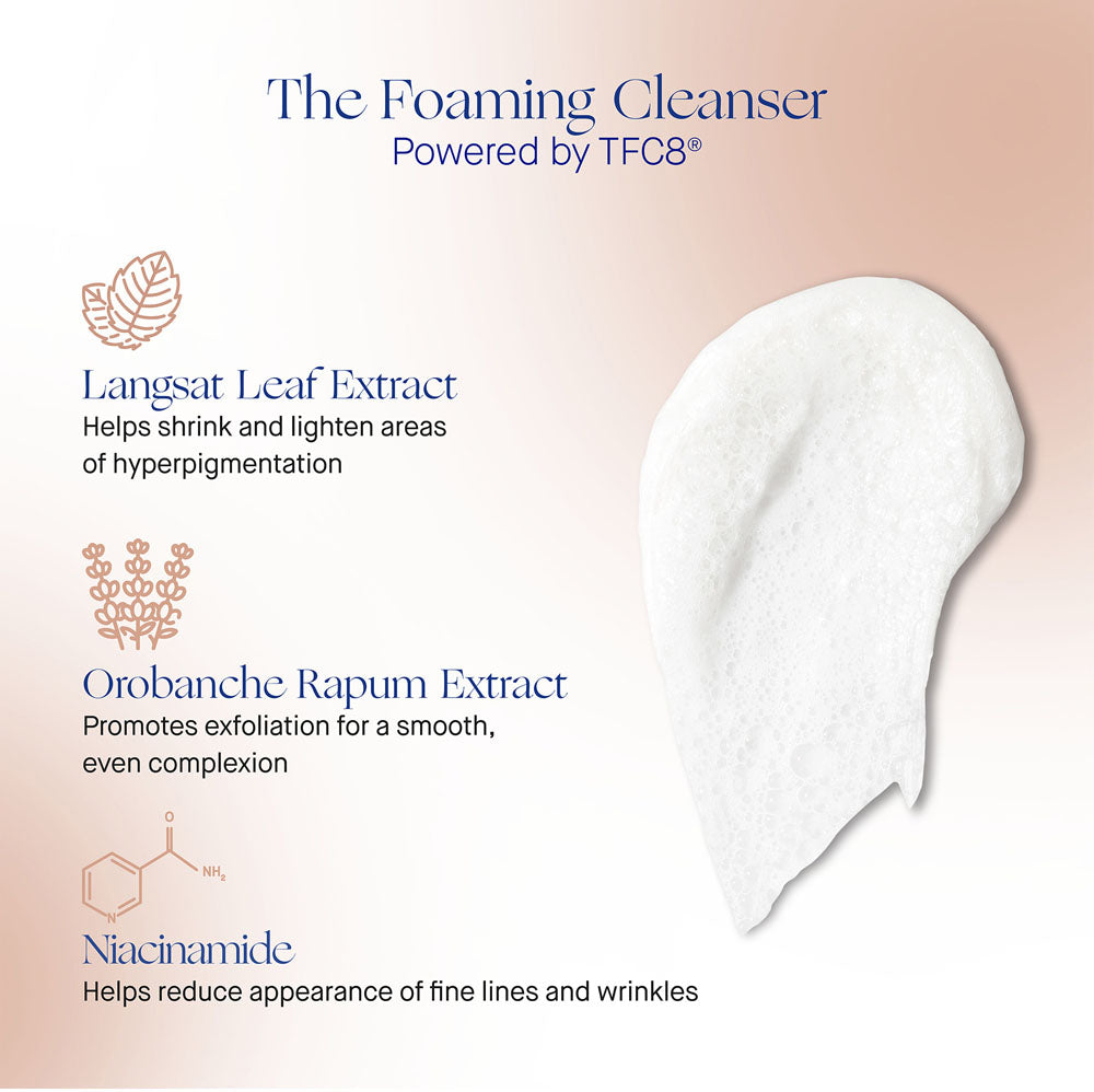 the foaming cleanser