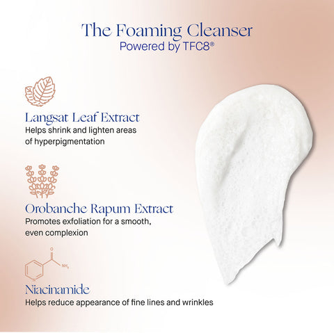 the foaming cleanser