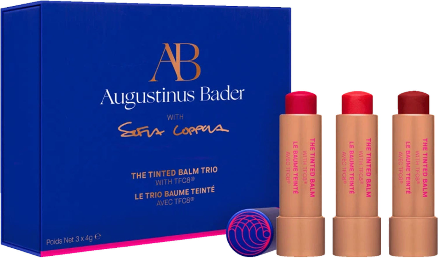 The trio of colored balms (limited edition)