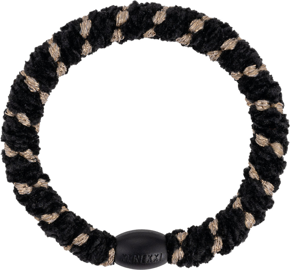 Velvet Stripe Black