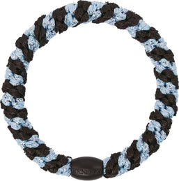 Brown Seablue Glitter Stripe