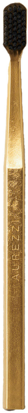 toothbrush gold black