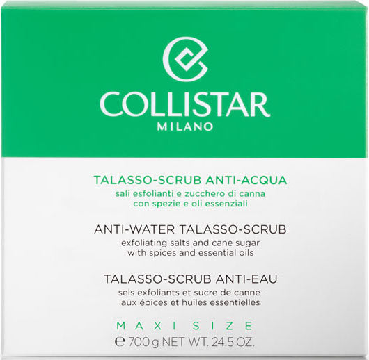 talasso-scrub anti-acqua sali esfolianti e zucchero di canna con spezie e oli essenziali