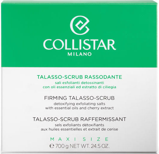 talasso-scrub rassodante sali esfolianti detossinanti con oli essenziali ed estratto di ciliegia