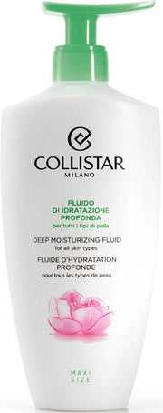 maxi-taglia fluido di idratazione profonda con estratto di peonia italiana per tutti i tipi di pelle