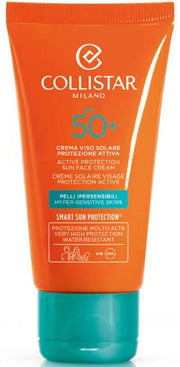 crema viso solare protezione attiva pelli sensibili spf 50