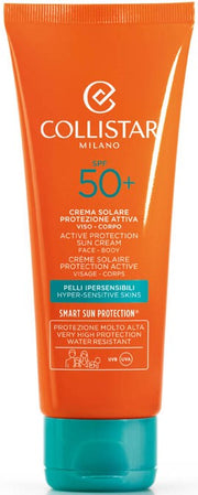 crema solare protezione attiva pelli sensibili spf 50
