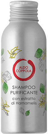 shampoo purificante con estratto di hamamelis