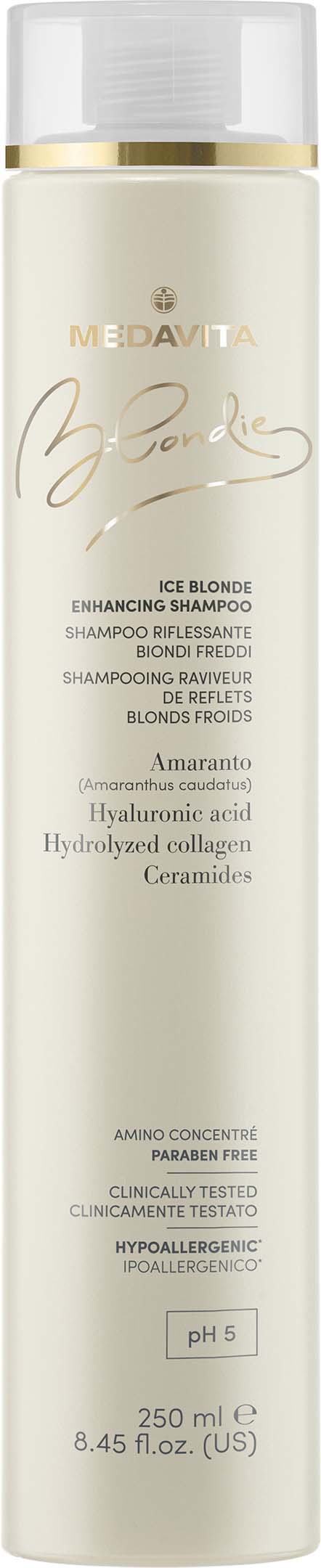 Blondie Ice Blonde Enhancing Shampoo Shampoo Riflessante Ideale per Biondi
