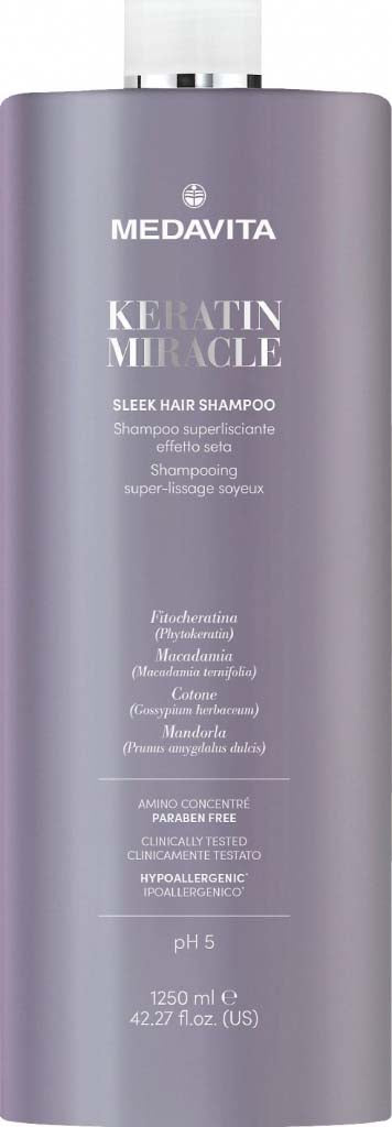 keratin miracle sleek hair shampoo