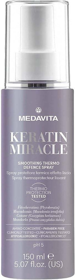 keratin miracle smoothing thermo defence spray
