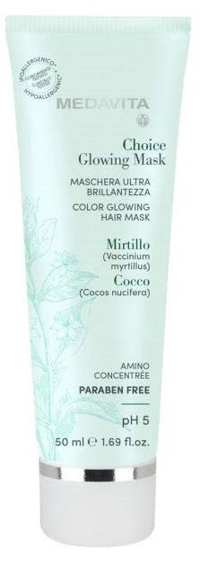 Choice Glowing Maschera Nutriente Color Glow Maschera Esaltatrice di Brillantezza