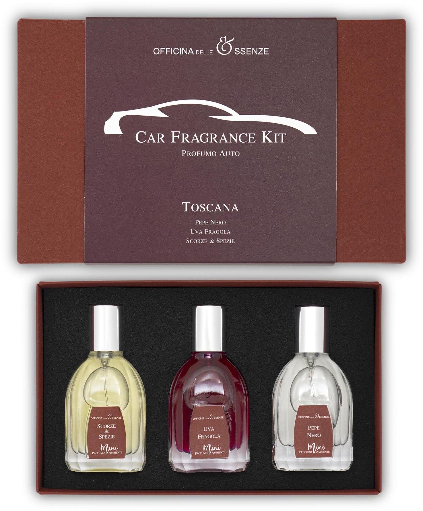 toscana car fragrance kit