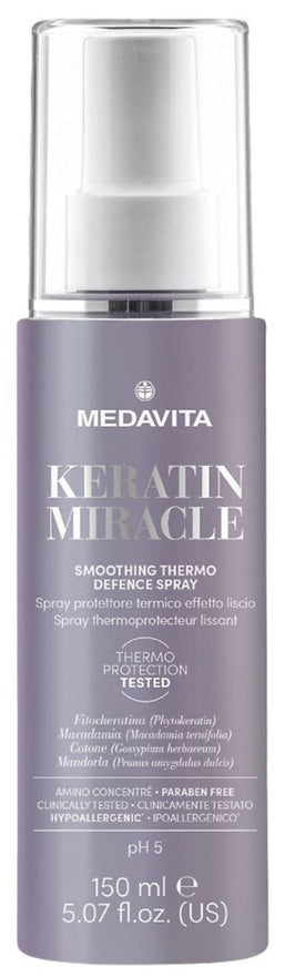 keratine miracle smoothing shampoo defence spray