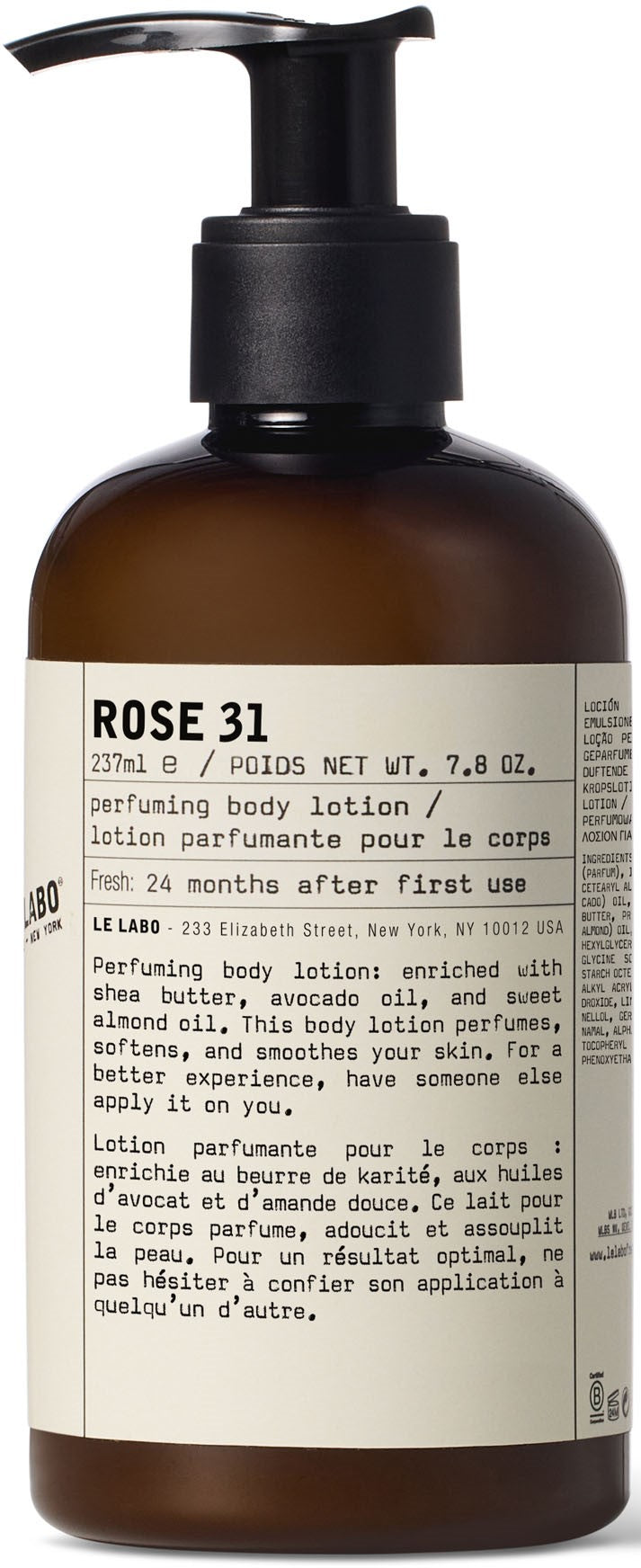 rose 31 body lotion
