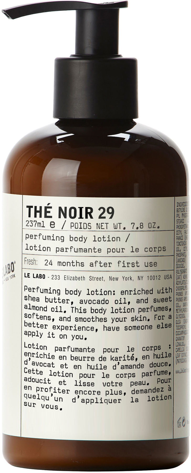 Thé Noir 29 Body Lotion Lozione Corpo
