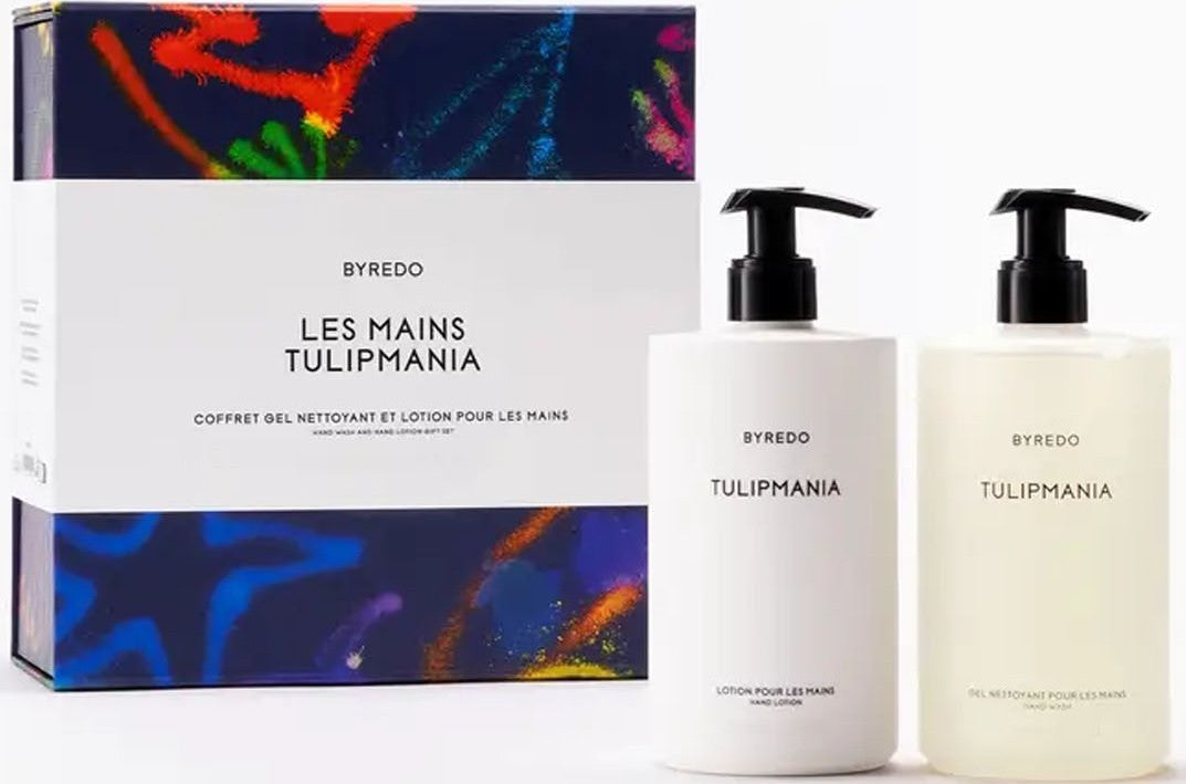 hand wash & lotion les mains tulipmania set