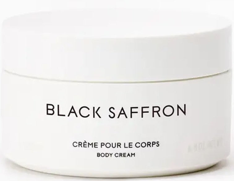 black saffron body cream