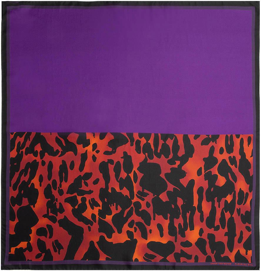 foulard fleur du mal