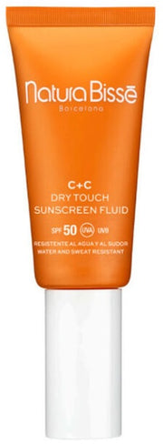 c+c dry touch sunscreen fluid spf50