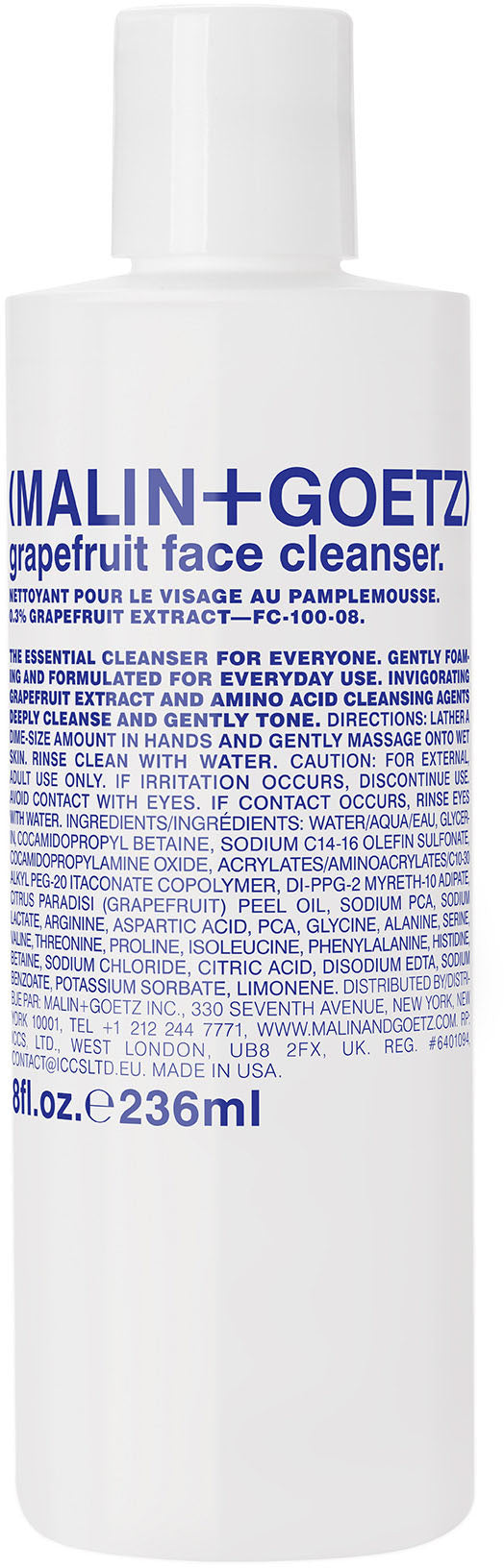 Grapefruit Face Cleanser Gel Detergente