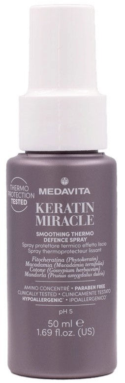 keratine miracle smoothing shampoo defence spray