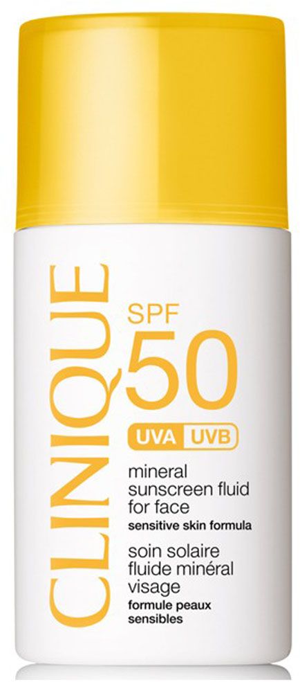 mineral sunscreen fluid for face