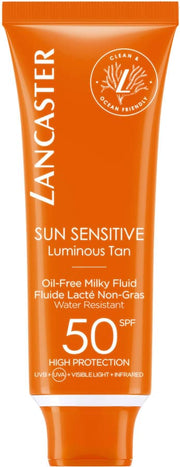 sun sens oil free milky fluid face spf50