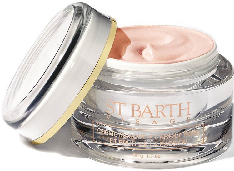 Maschera All’argilla Rosa e Frutto della Passione Maschera Viso per Pelli Normali e Secche