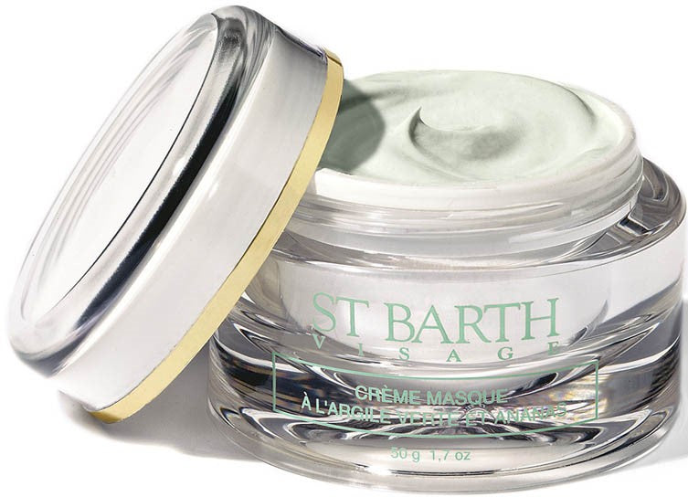 Maschera All'Argilla Verde ed Ananas Maschera Viso per Pelli Miste e Grasse
