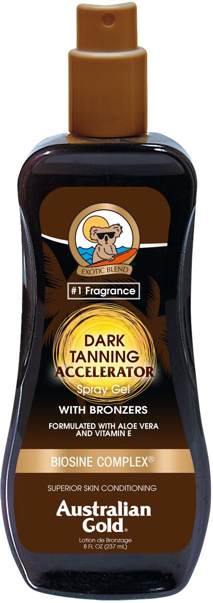 Dark Tannig Accelerator Spray Gel con Bronzer Intensificatori