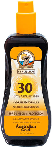 spf 30 spray oil con carrot 