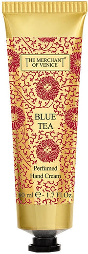 blue tea hand cream tube
