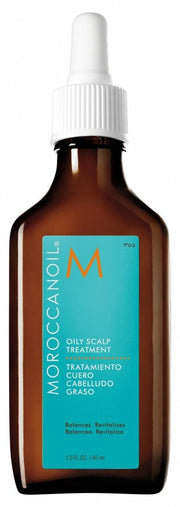 traitement du cuir chevelu gras à l'huile marocaine